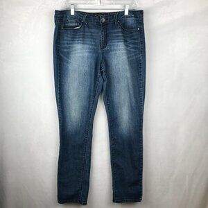 KIM Kardashian Curvy Skinny Jeans Womens 12 Whiskers Denim Casual Missy Stretch